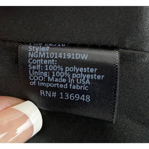 Nasty Gal Womens Bow Tie Front Minimalist Neutral Lagenlook Mini Shift Dress NWT - Picture 8 of 9